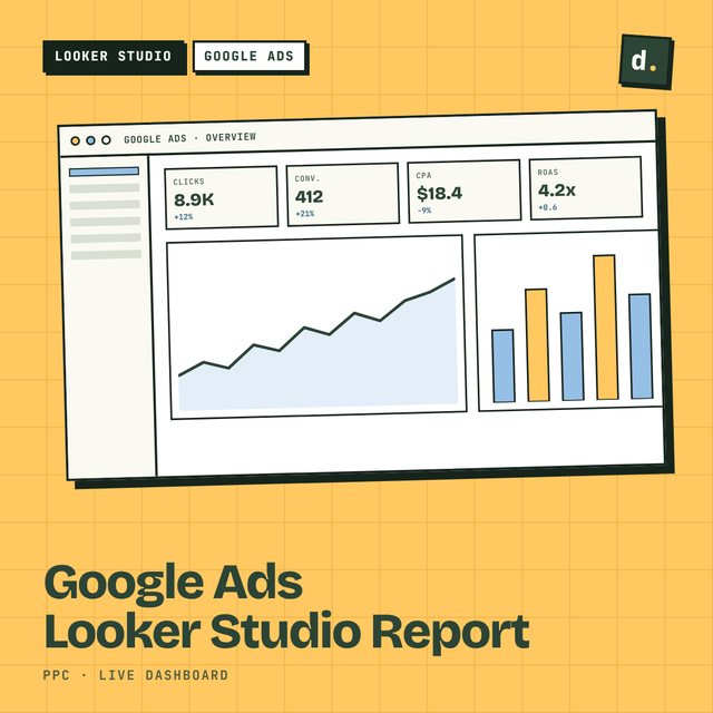 Google Ads Looker Studio Report cover